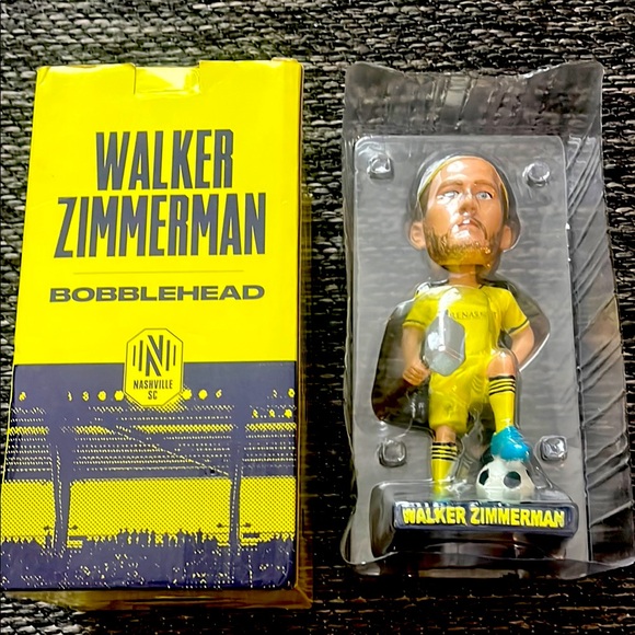 NWT Walker Zimmerman Nashville SC Bobblehead 2023 Collectible - Picture 1 of 5